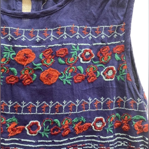 Embroidered Sleeveless Shirt by Chelsea & Violet - Picture 2 of 3